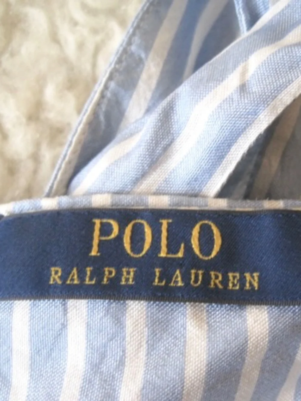 Polo Ralph Lauren Striped  Silk Halter Dress - Picture 7 of 10
